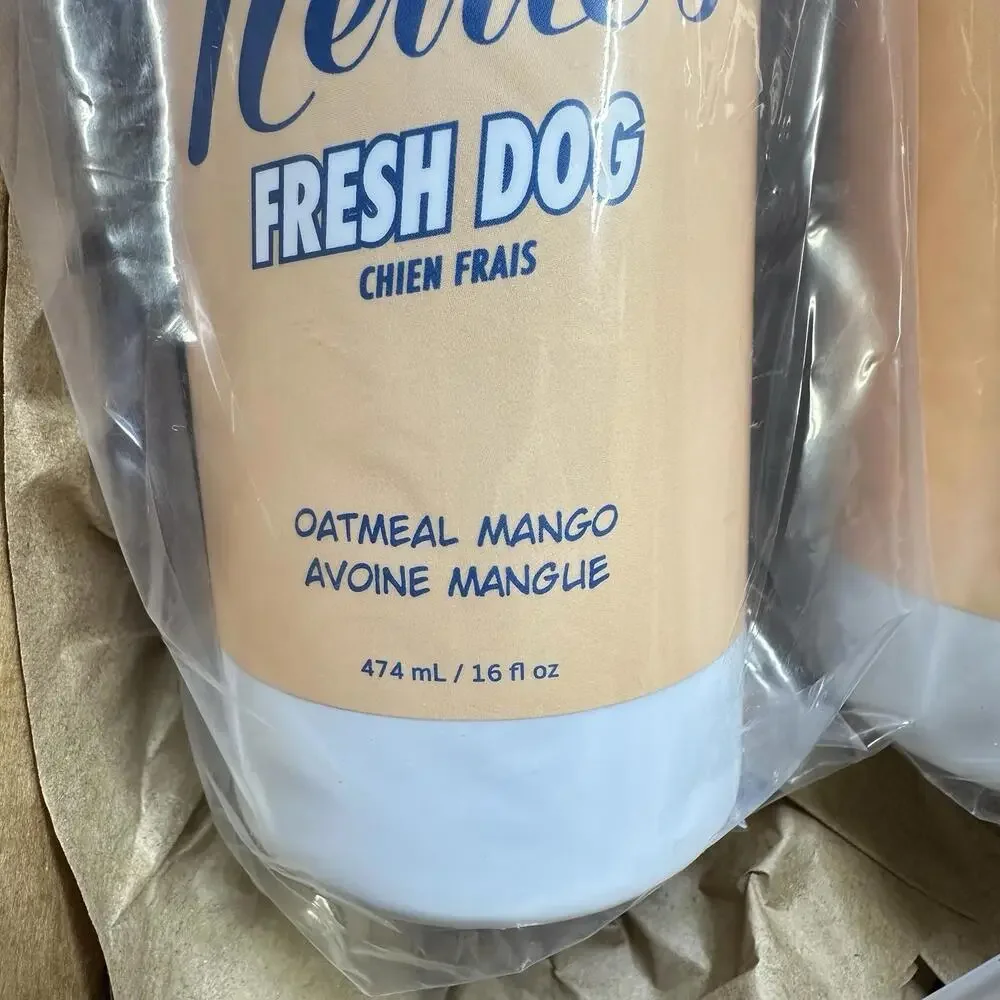 NIB Nellie’s Fresh Dog Dry Shampoo x2, Oatmeal Mango